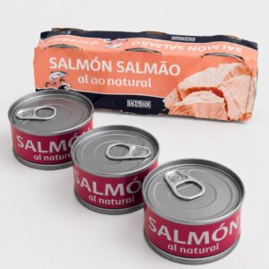 Caja 3 latas de salmón